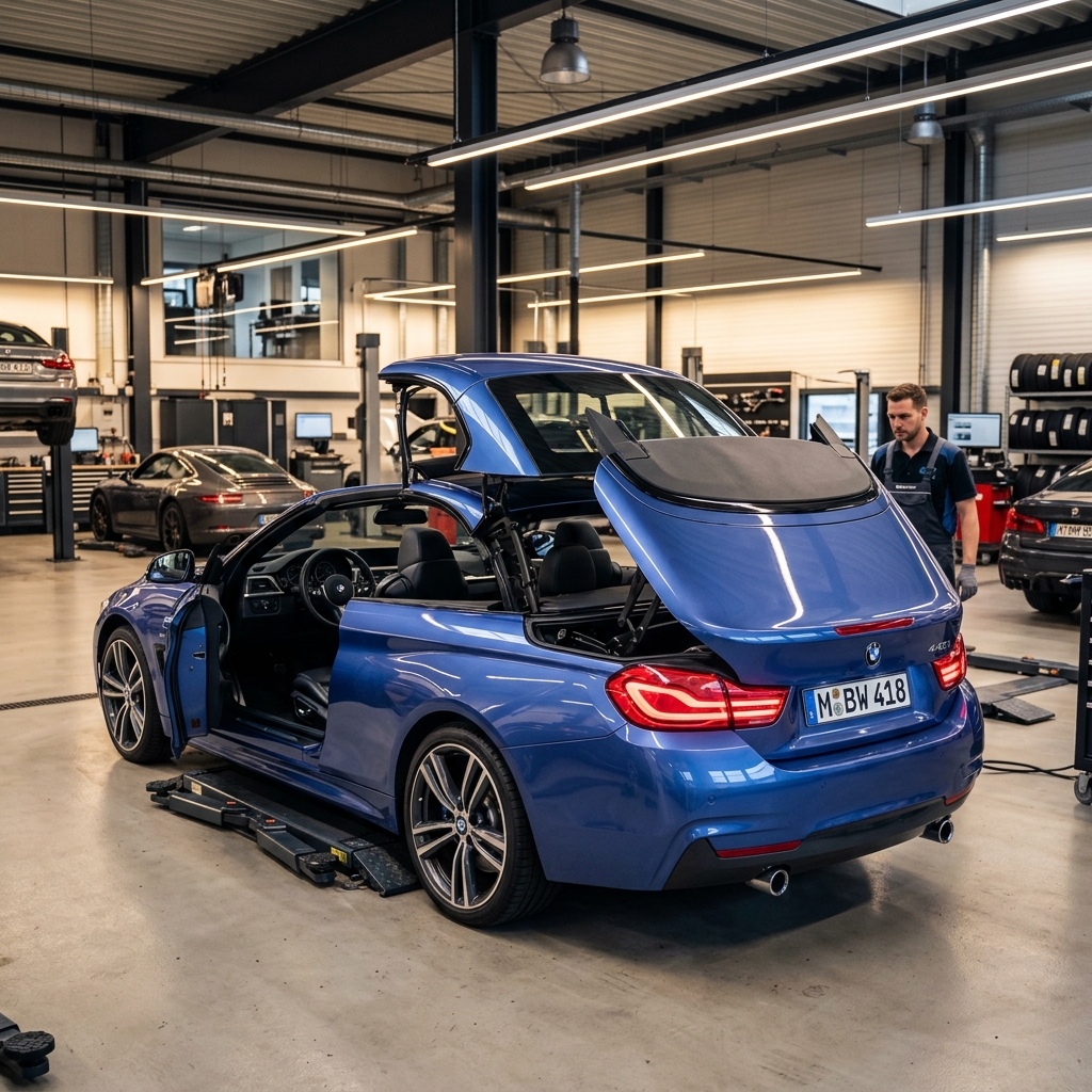BMW E93 Sert Tavan (Hardtop) Katlanma Arızası Çözümü