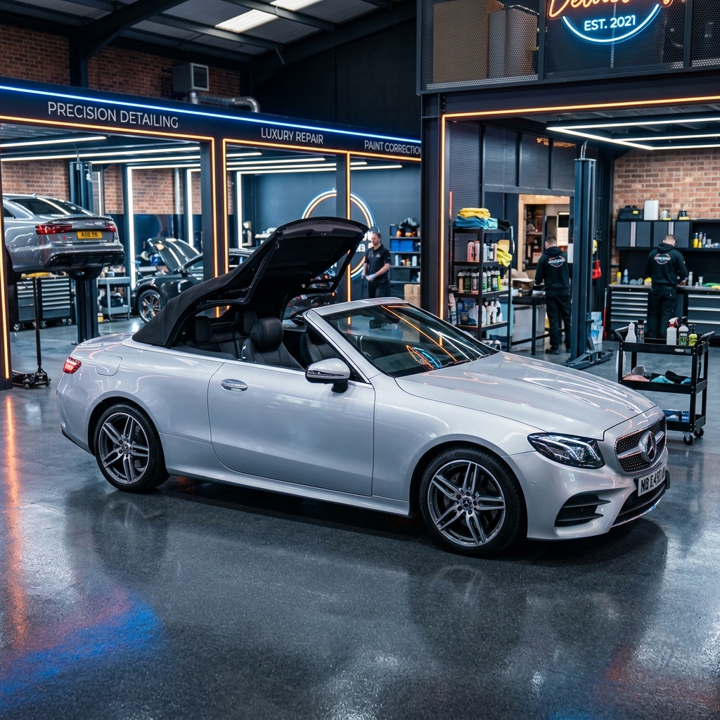Mercedes SLK Vario Tavan Tente Tamiri ve Pompa Onarımı